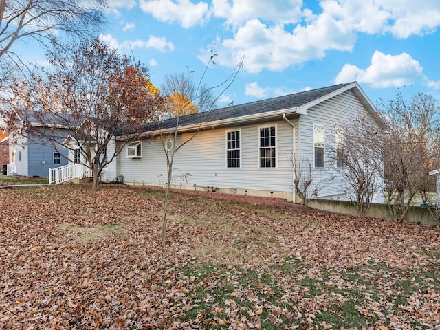 view of side of property