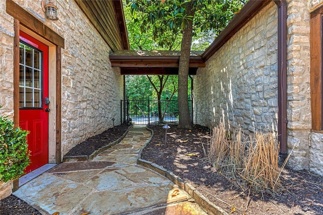 view of patio