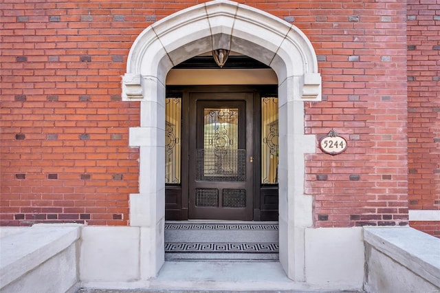 view of entrance to property