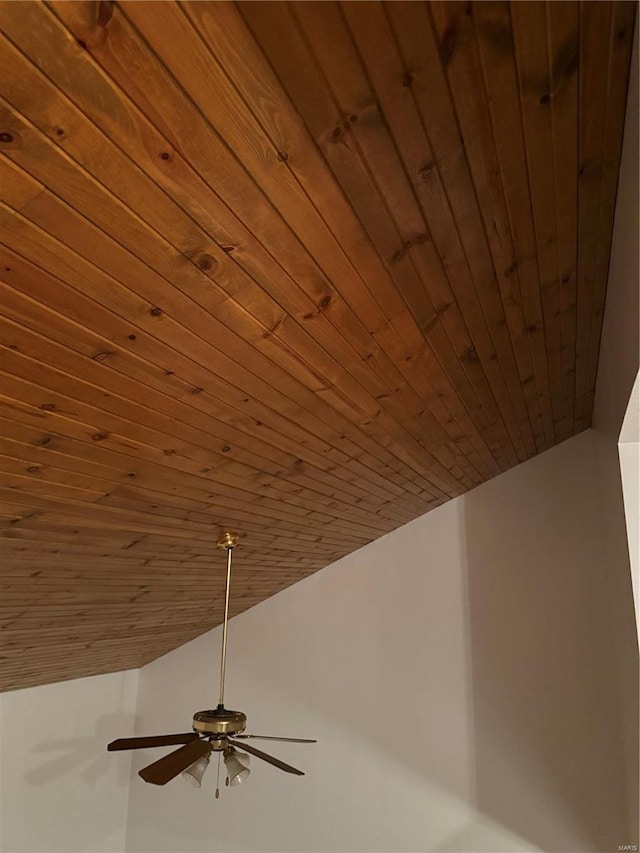 room details featuring wood ceiling