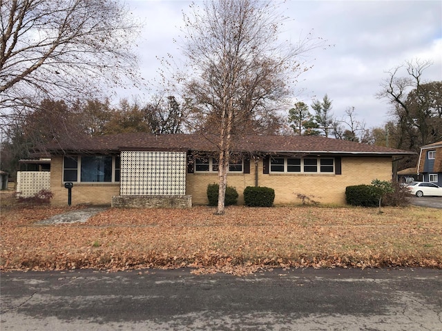 view of ranch-style home