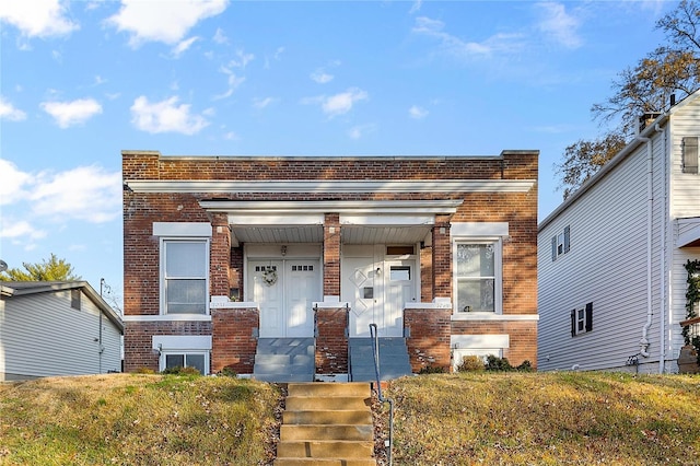 view of front of house featuring a porch