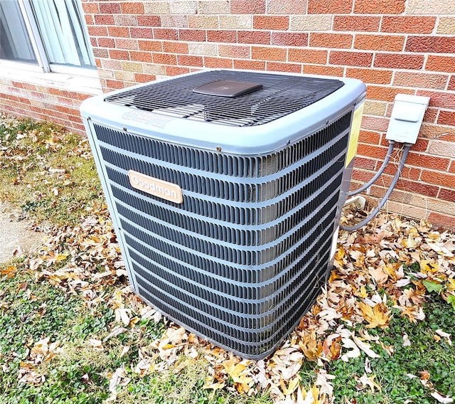 exterior details featuring cooling unit