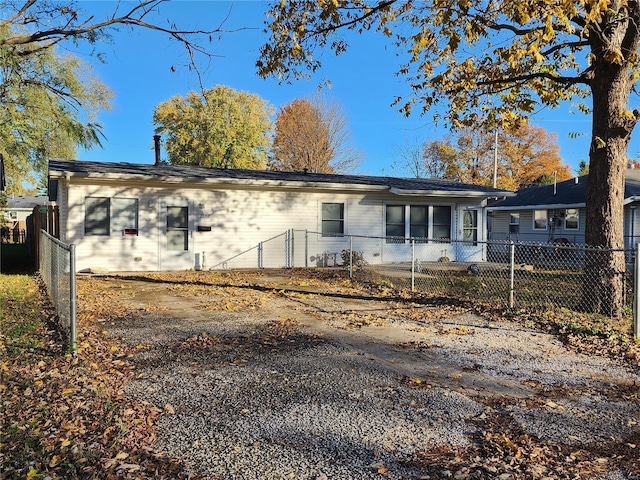 view of back of property