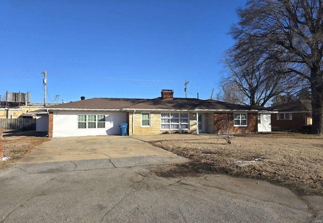 view of ranch-style house