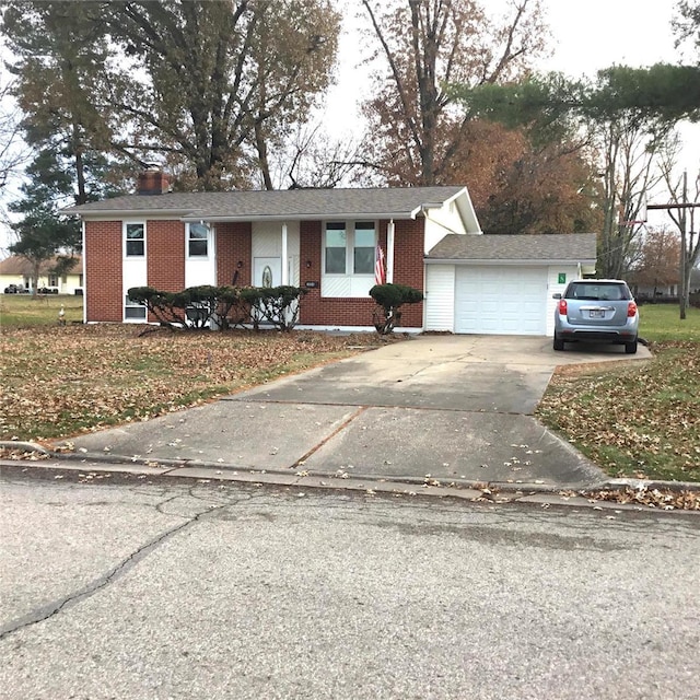 ranch-style house with a garage