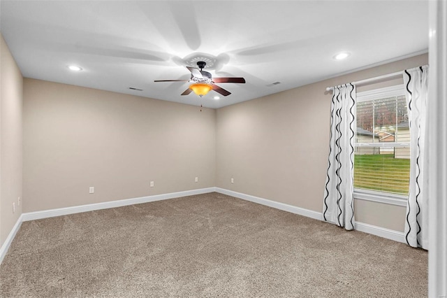 empty room with carpet flooring