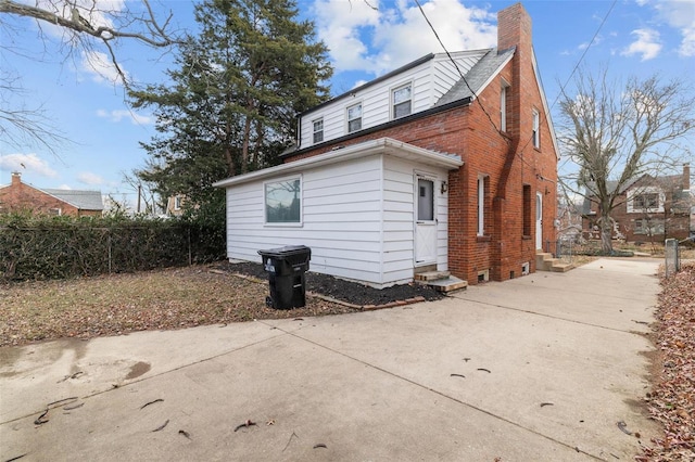 view of rear view of house