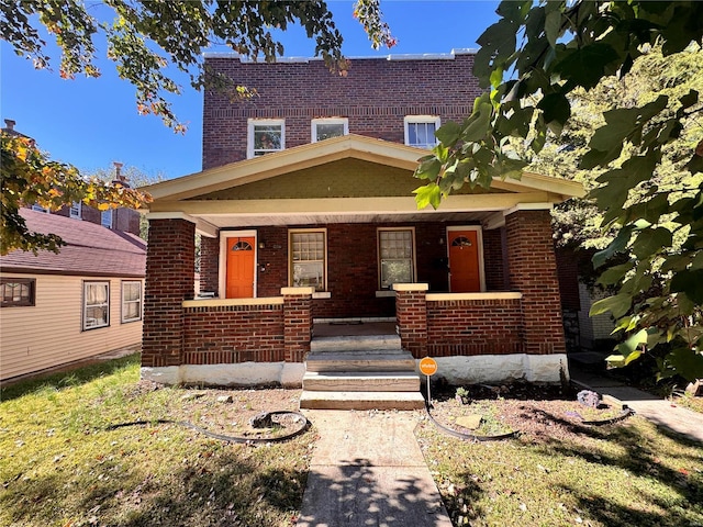 view of front of house featuring a porch