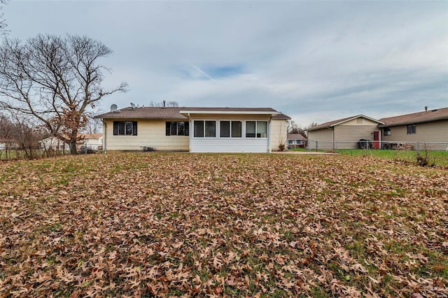 view of rear view of house