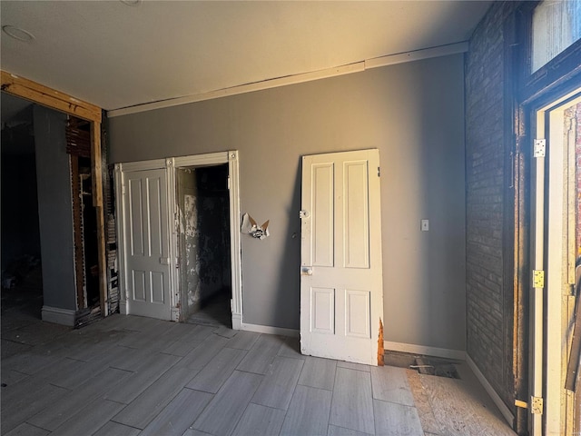 interior space featuring hardwood / wood-style flooring