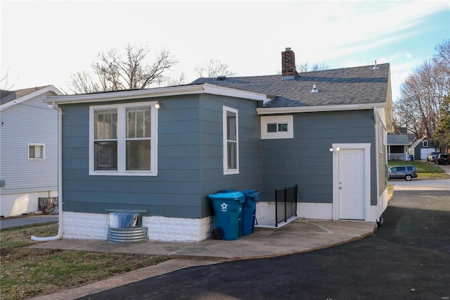 view of back of property