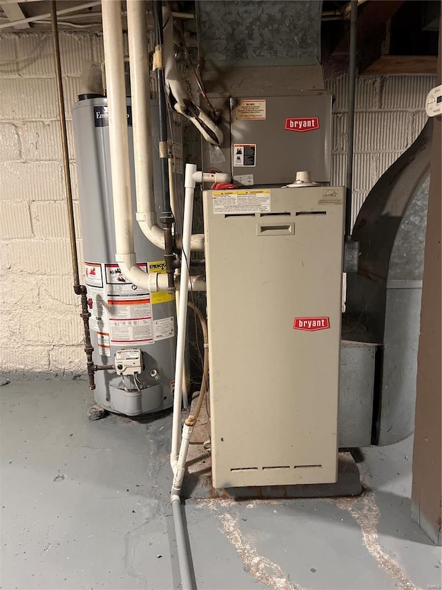 utilities with water heater