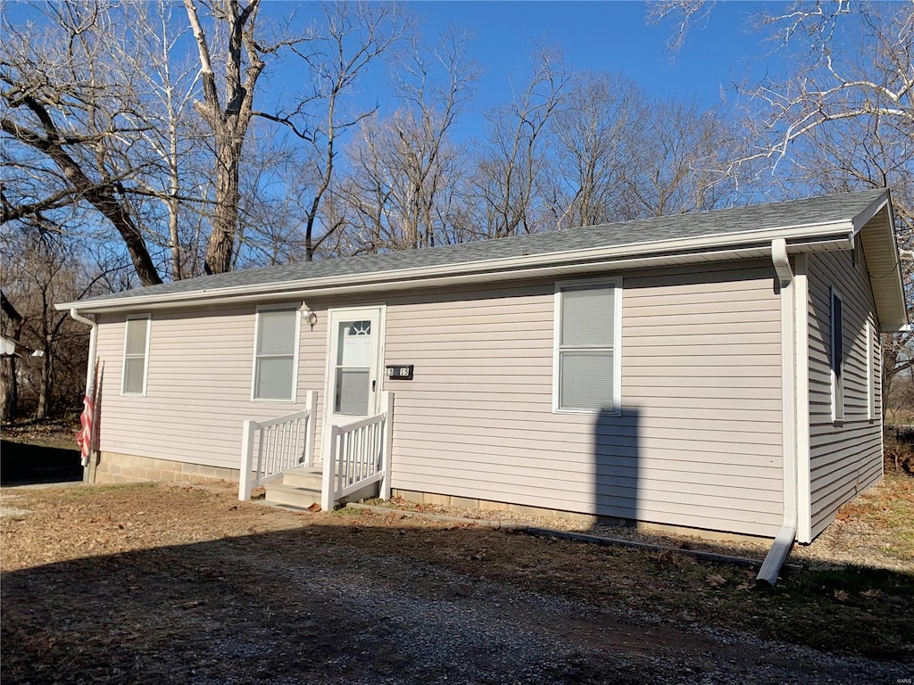 view of manufactured / mobile home