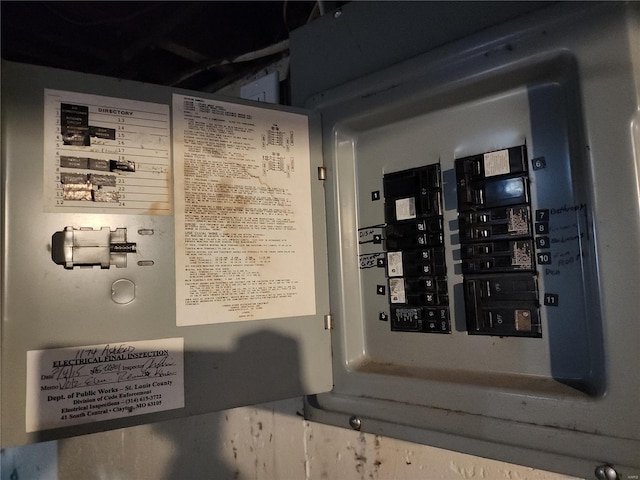 utilities with electric panel