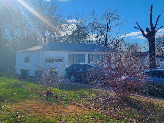 view of front of home