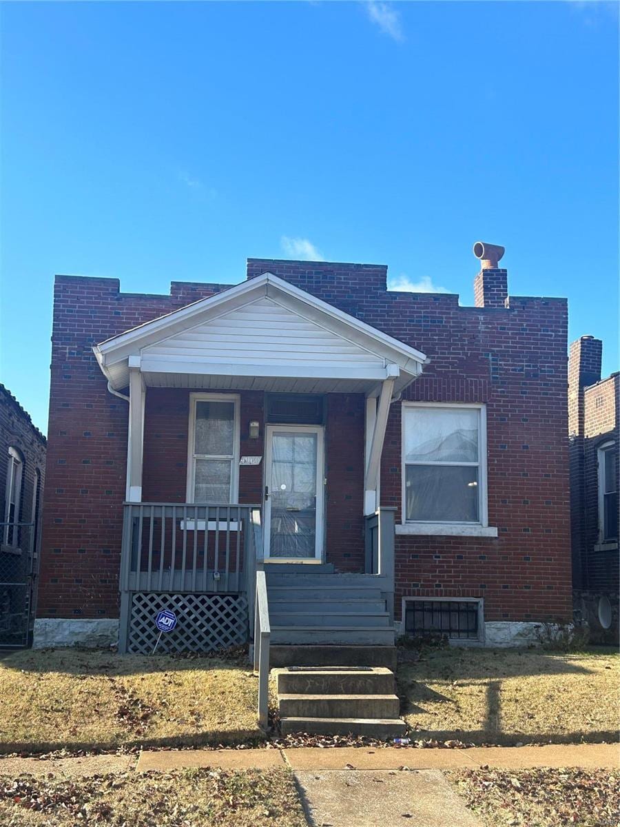 bungalow-style house featuring a porch