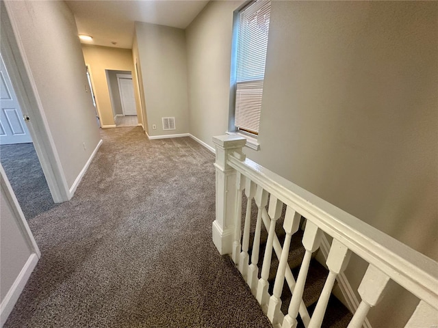 corridor with carpet