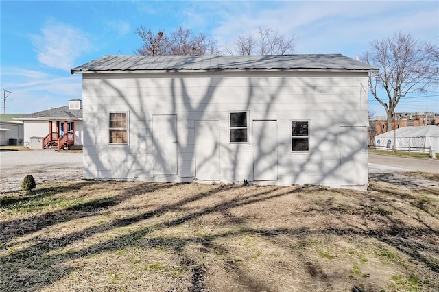 view of side of property