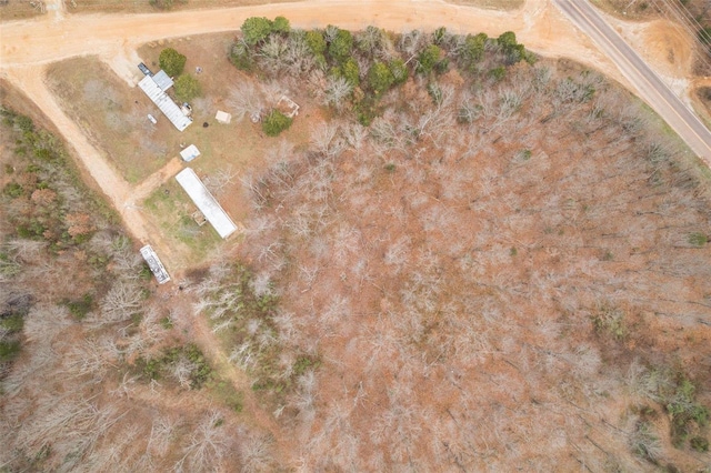 drone / aerial view featuring a rural view