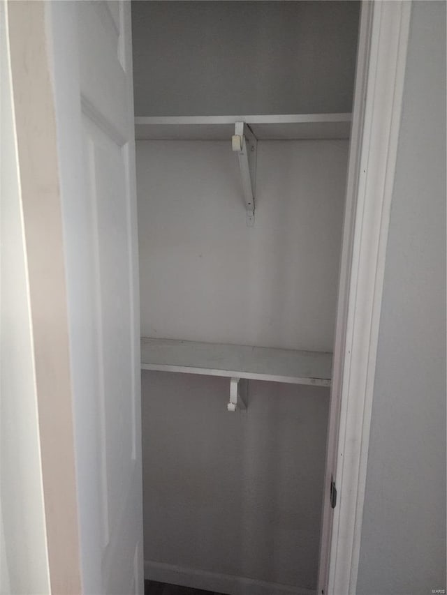 view of closet