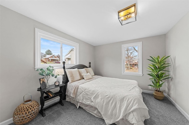 bedroom featuring carpet flooring