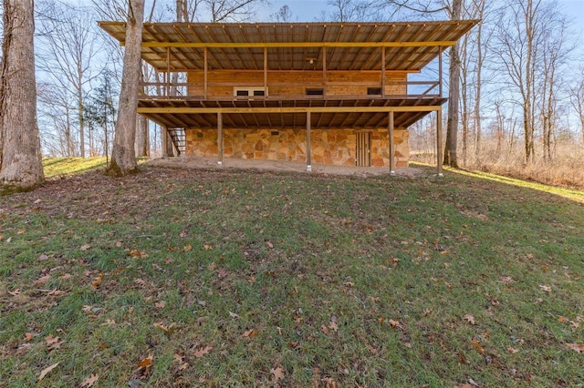 view of rear view of property