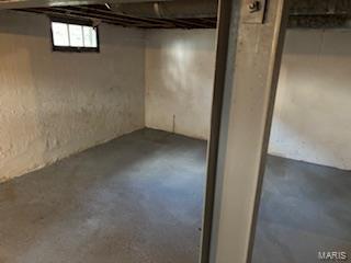 view of basement