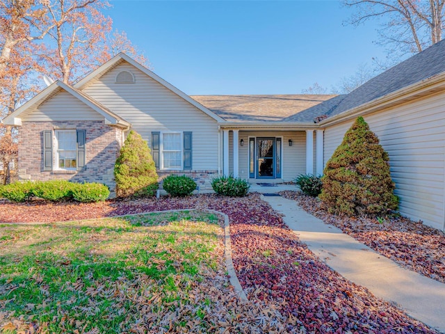 view of front of home