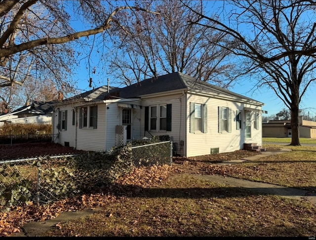 view of side of property