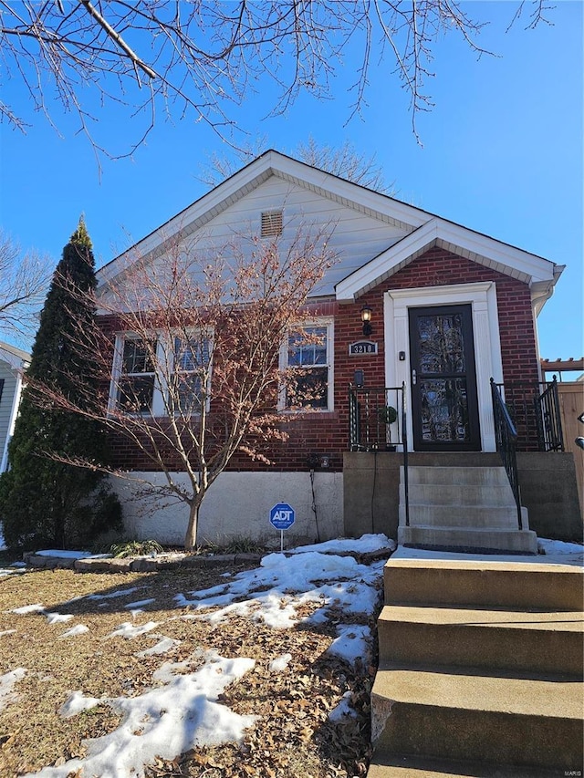 view of front of home