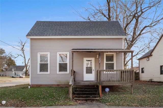 bungalow with a porch