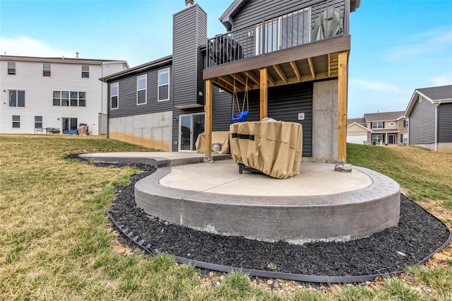 view of patio / terrace with a deck