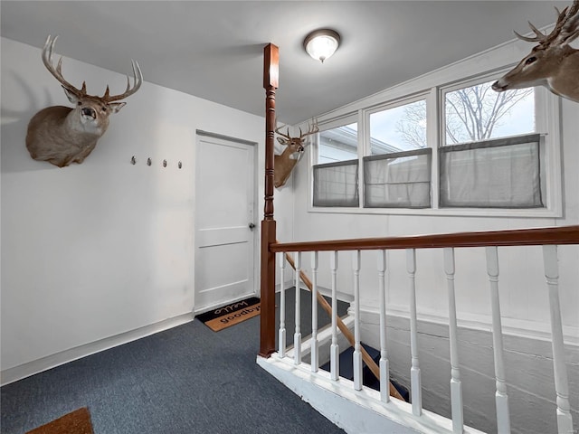 interior space with carpet floors