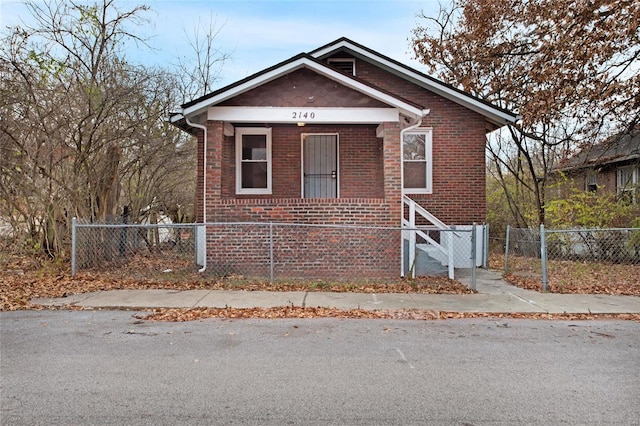 view of bungalow-style home