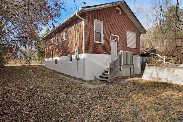 view of rear view of property