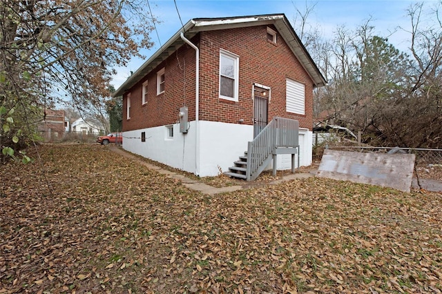 view of back of property