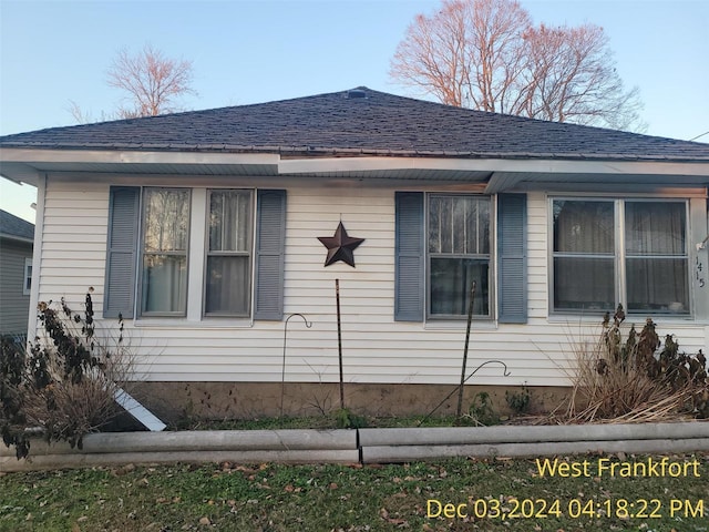 view of property exterior