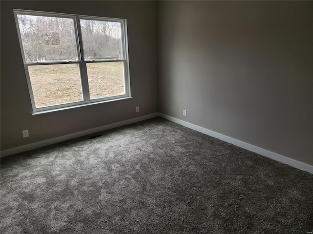 spare room with carpet