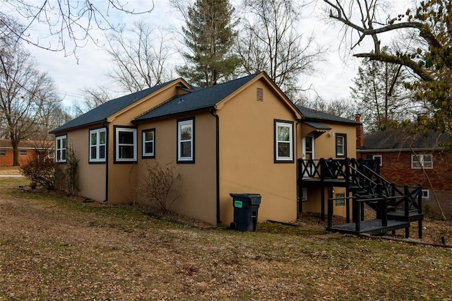 view of back of property