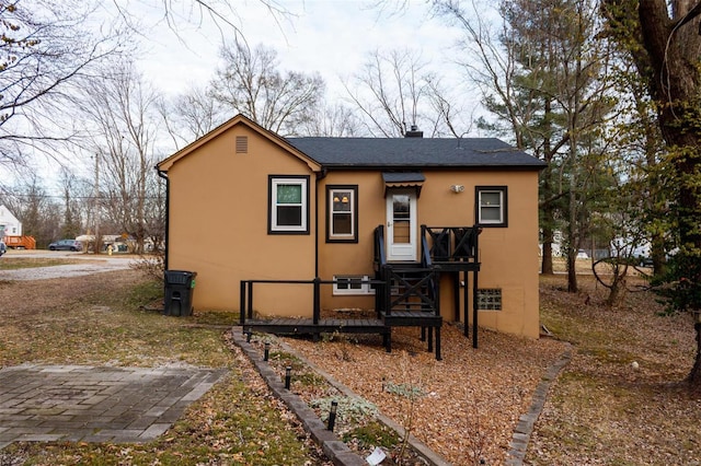 view of rear view of house