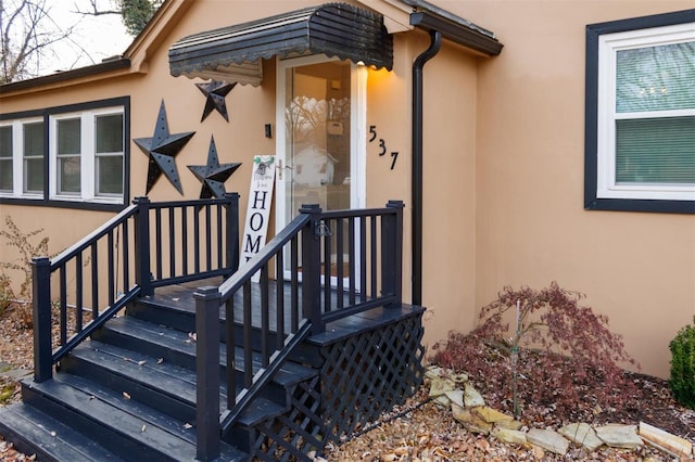 view of entrance to property