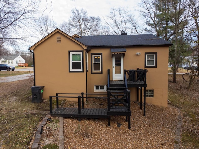 view of rear view of house