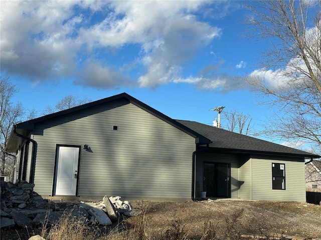 view of rear view of property