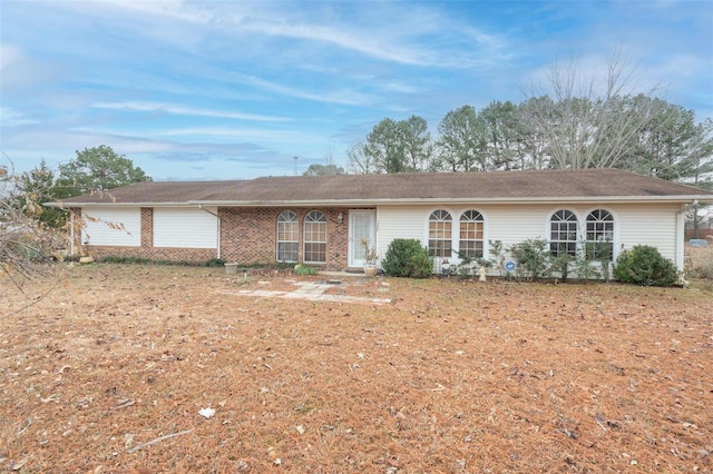 view of ranch-style house