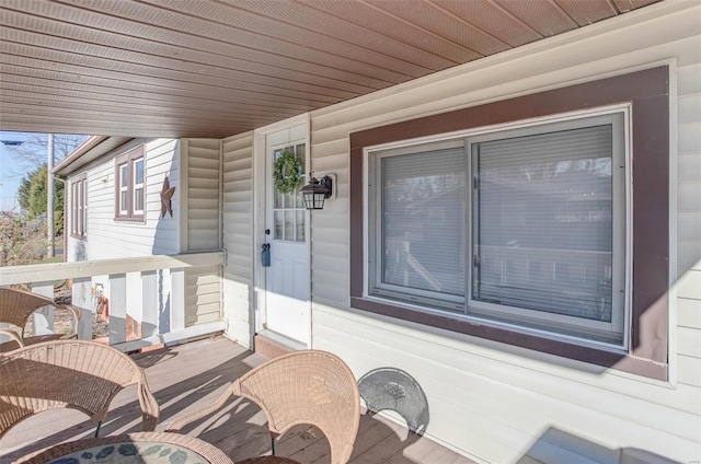 exterior space featuring covered porch