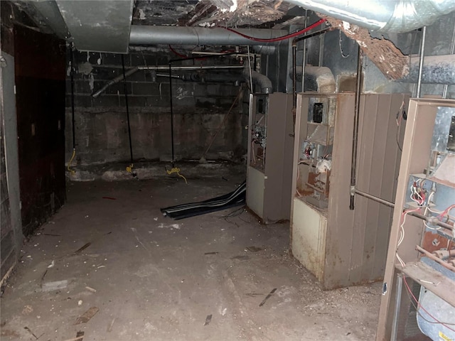 view of basement