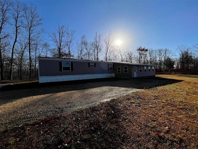 view of front of home