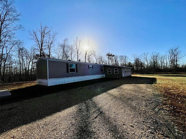 view of front of property