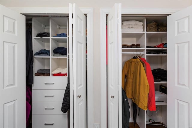 view of closet